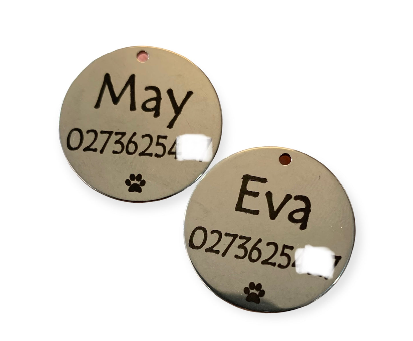 Stainless Steel Round Pet Tag