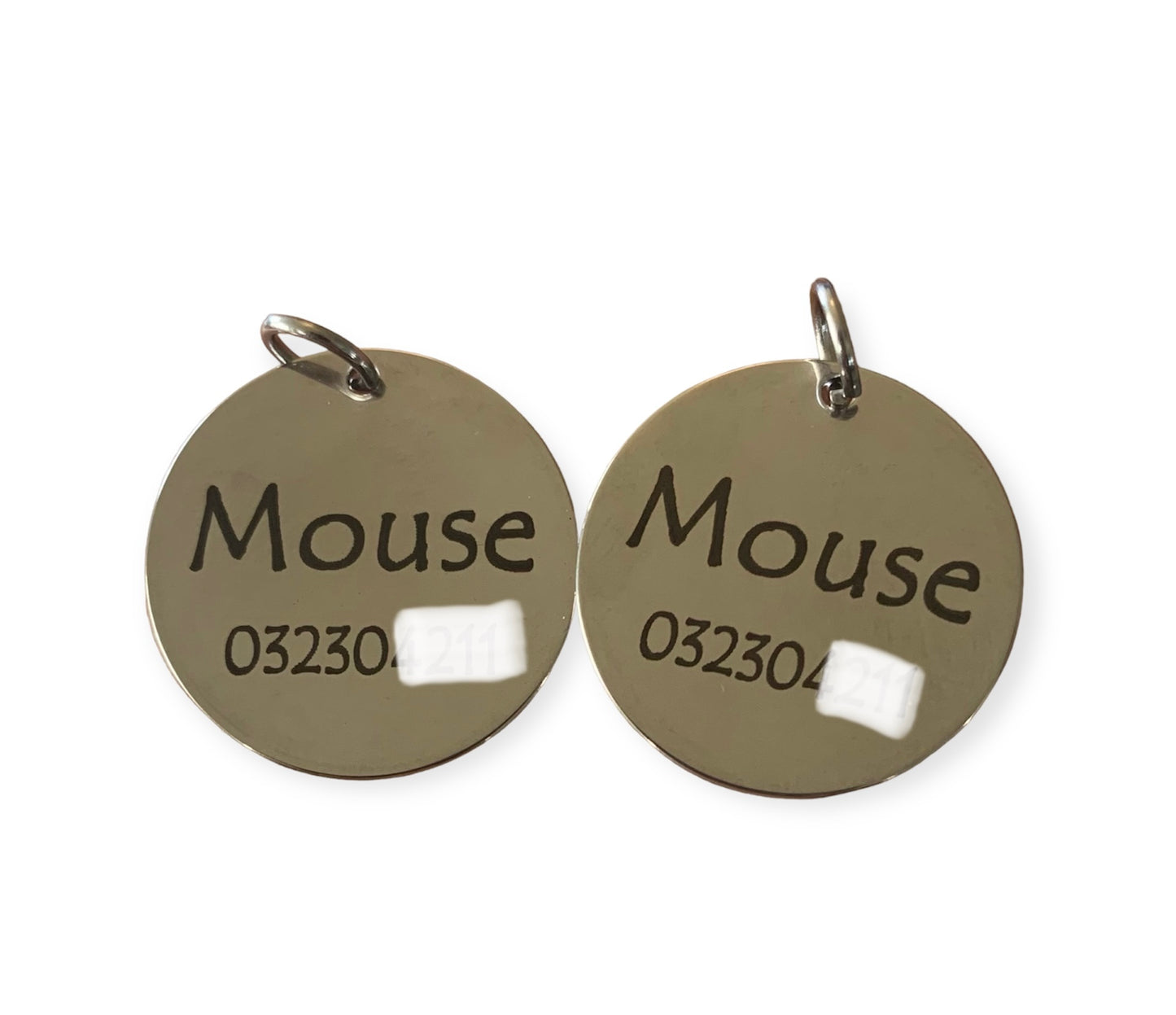 Stainless Steel Round Pet Tag