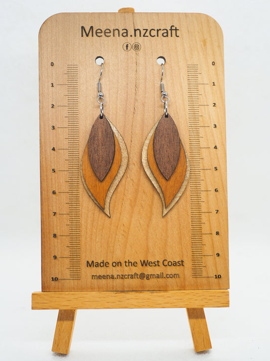 Crafted Wooden Earrings