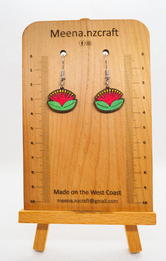 Southern Rata Wooden Rimu Earrings