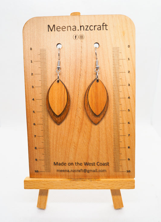 Crafted Wooden Earrings