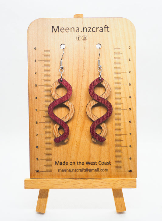 Crafted Wooden Earrings