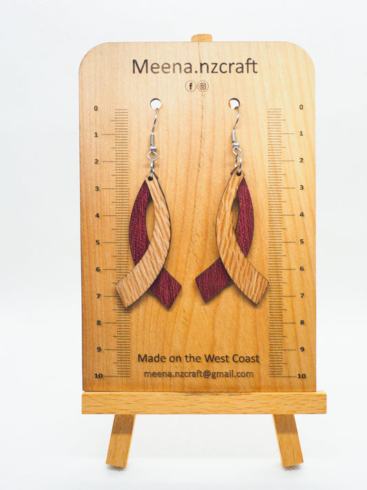 Crafted Wooden Earrings