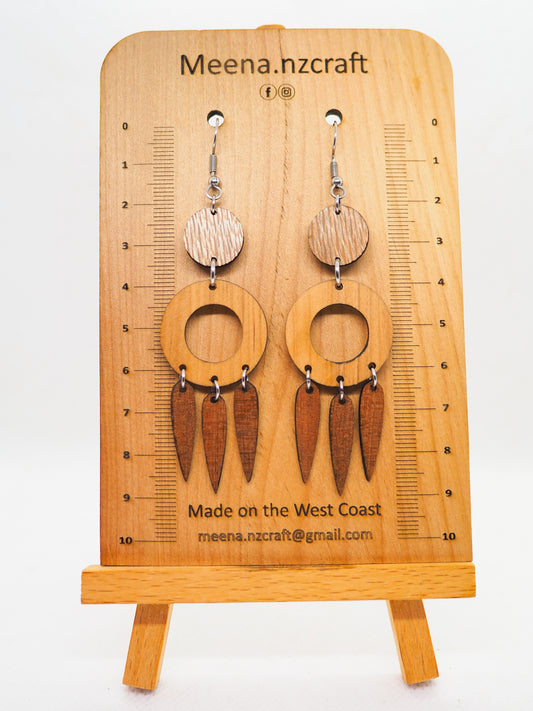 Crafted Wooden Earrings