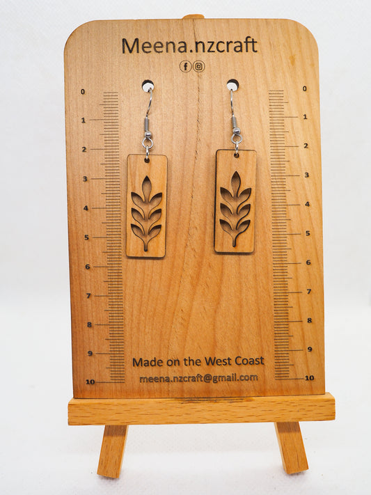 Crafted Wooden Earrings