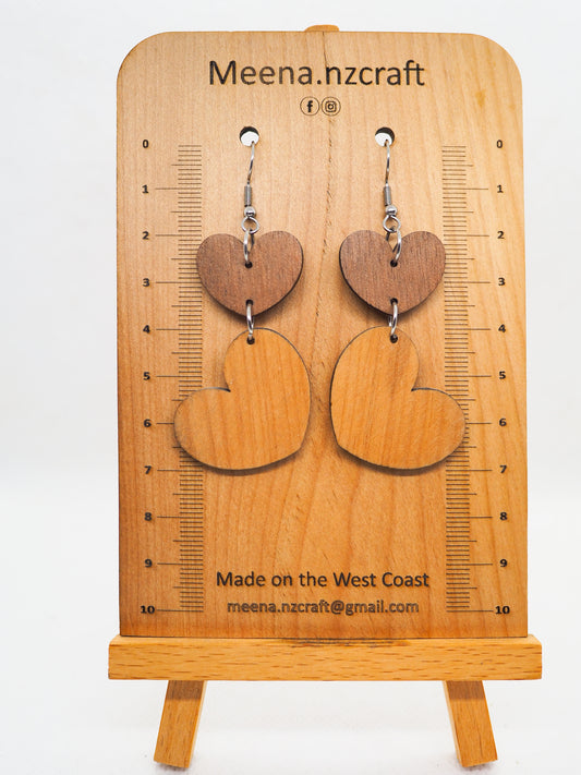 Crafted Wooden Earrings