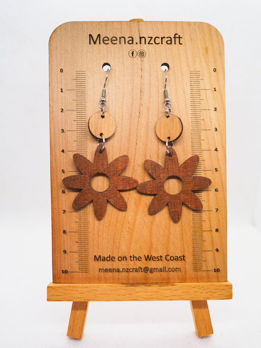 Crafted Wooden Earrings